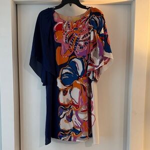 Maeve Colorful Abstract Pattern Dress